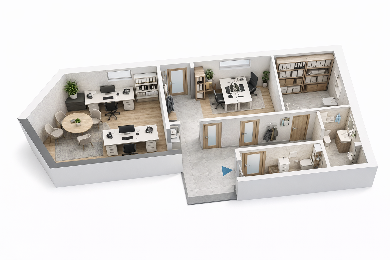 Půdorys Nebytový prostor